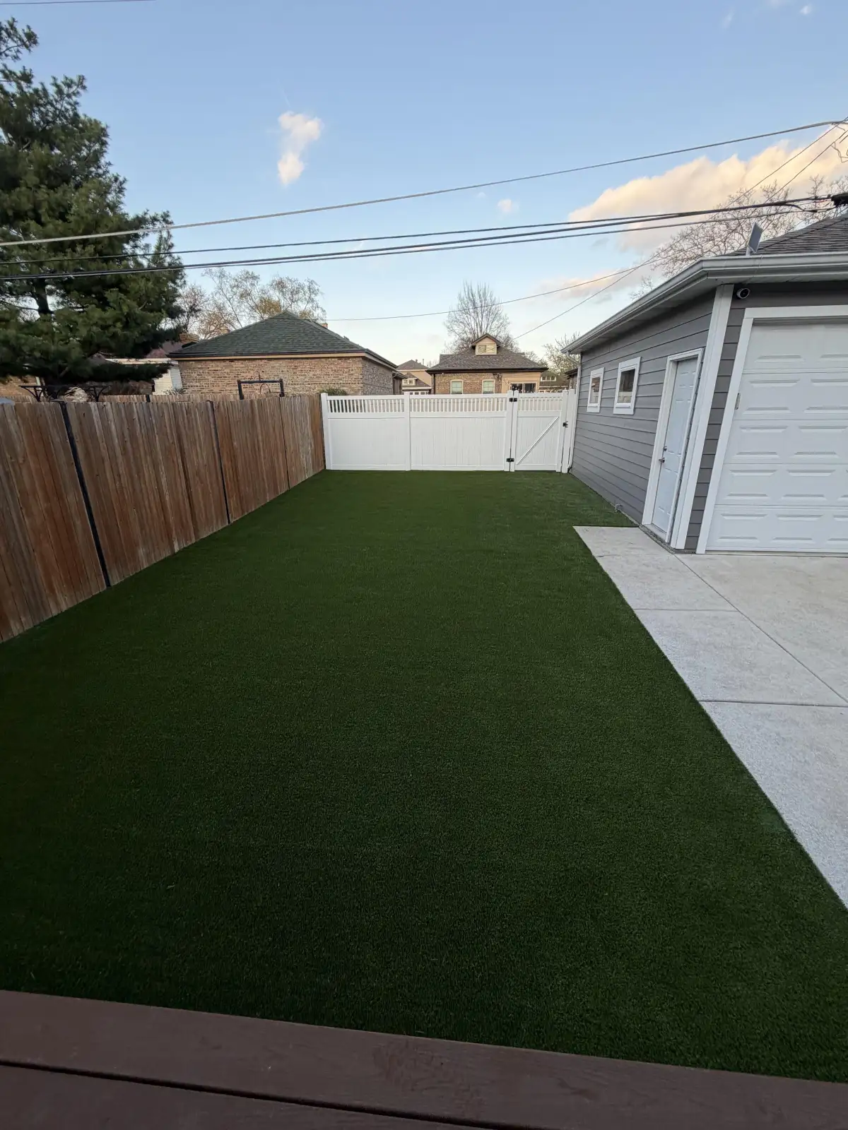 Synthetic turf project near Holt Michigan