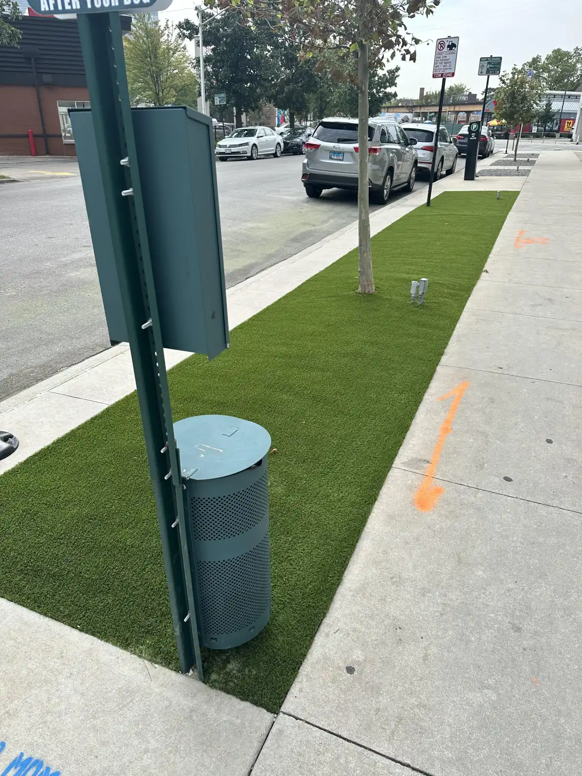Synthetic turf project near DeWitt Michigan