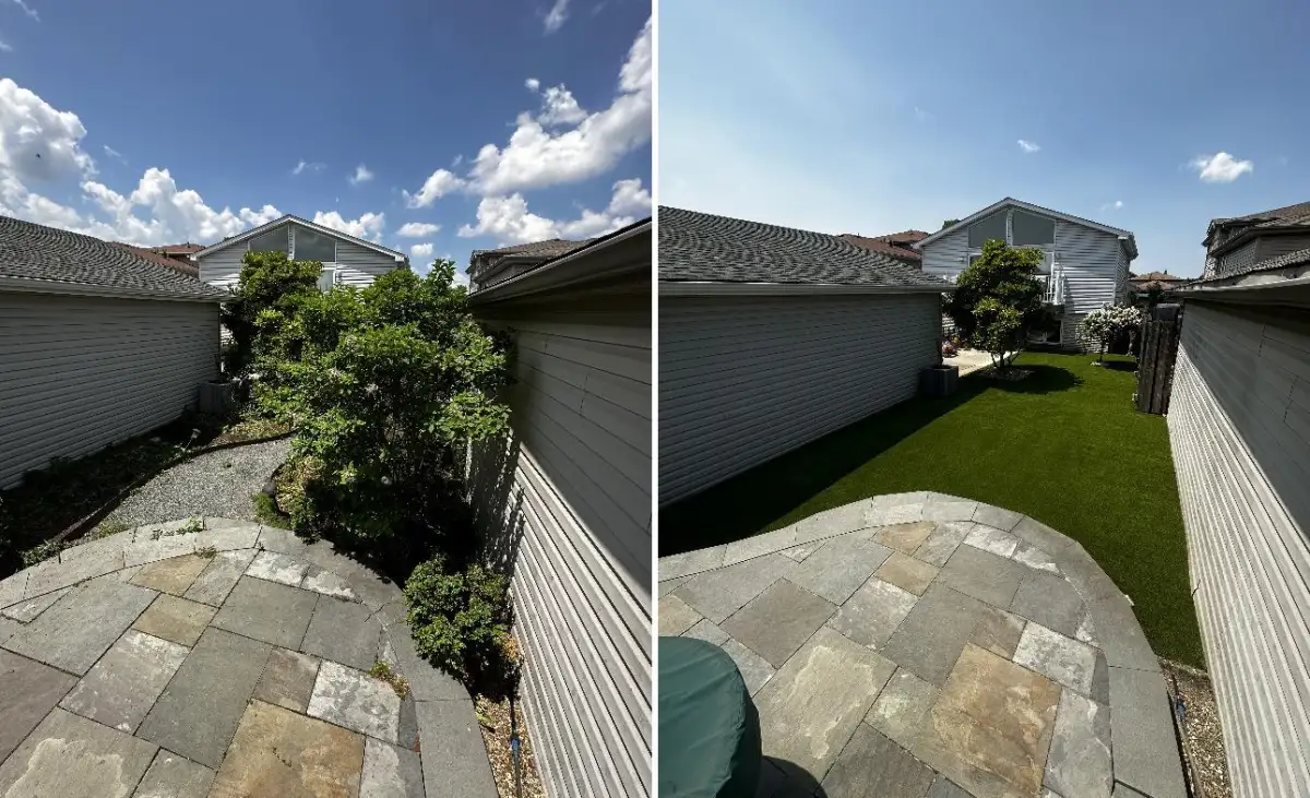Synthetic turf project near Petoskey Michigan