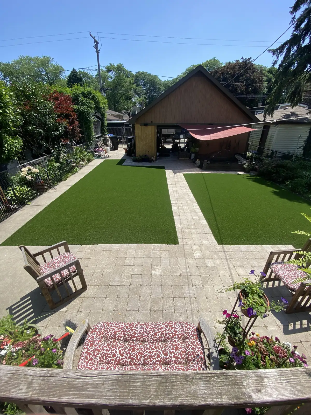 Synthetic turf project near Spring Lake Michigan